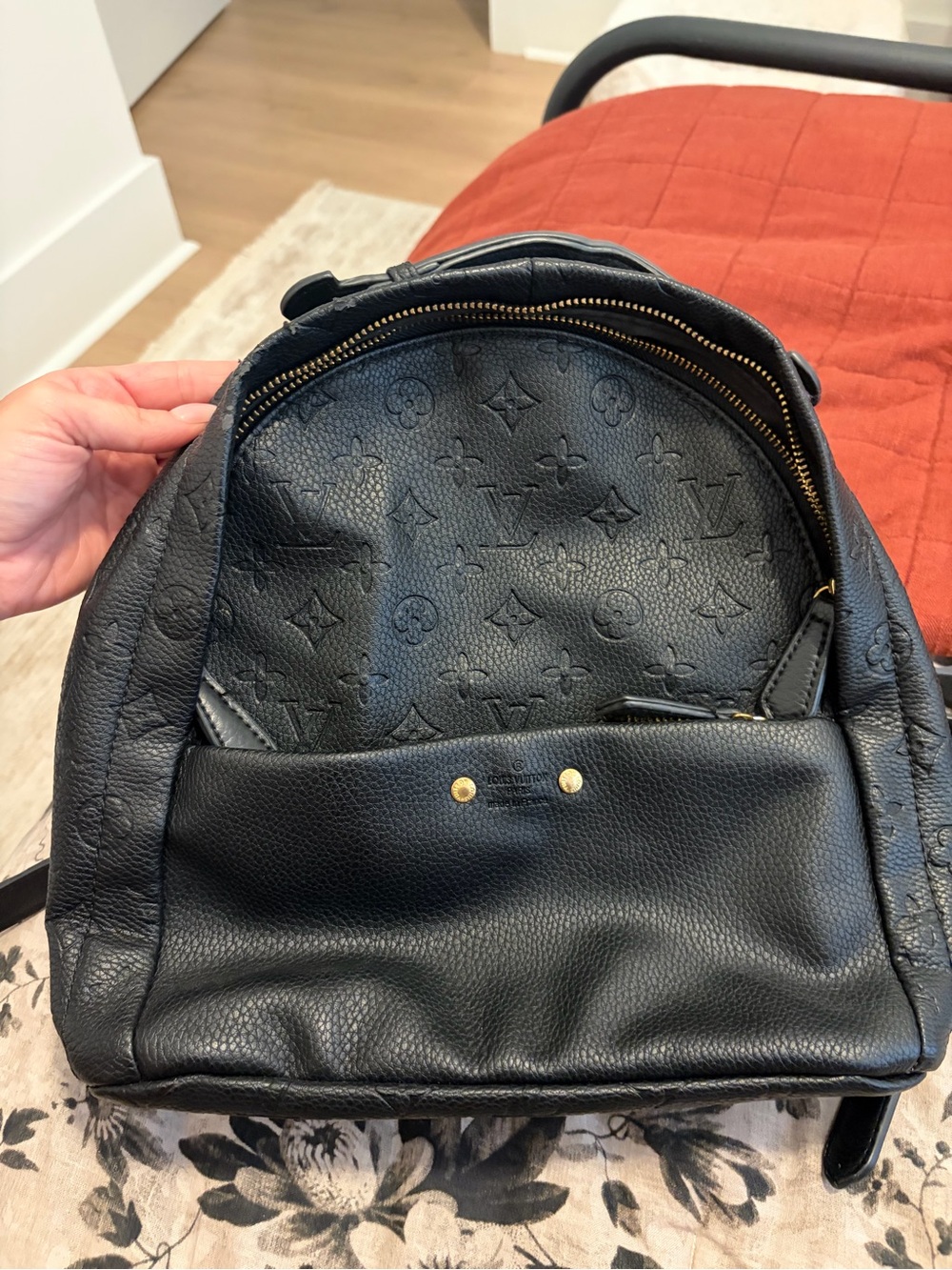 Black Leather Women’s Backpack- INSPIRED